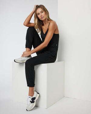 Luxesilk evening jumpsuit